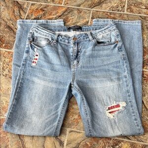 Judy Blue - Stylish Light Blue Distressed Women Jeans